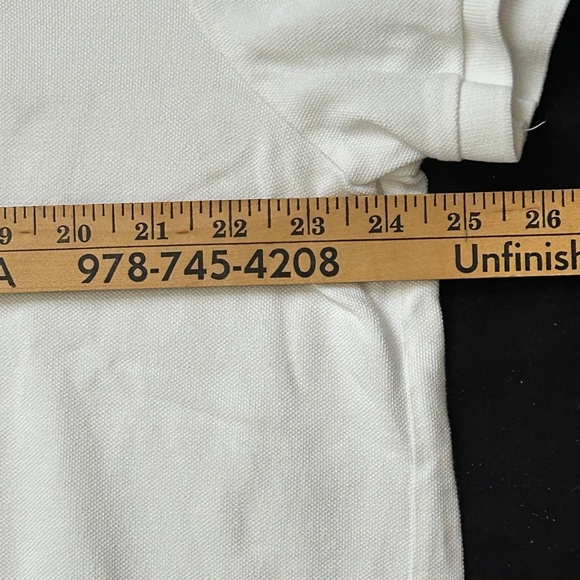 Polo Ralph Lauren Classic Fit Triple-Pony Mesh Polo Shirt Size 2XL White Slim - Picture 7 of 8